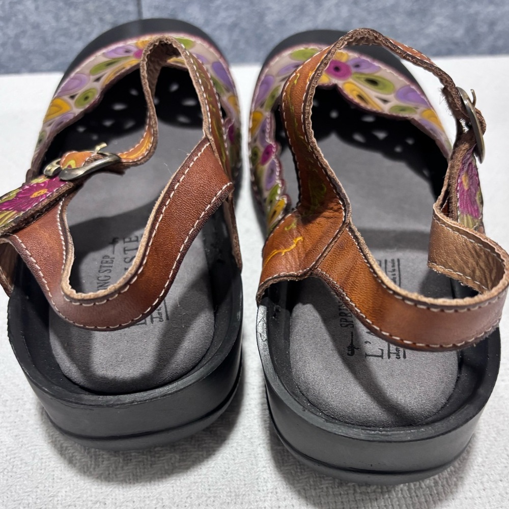 L'ATISTE Women's Colorful Floral Loafers - Picture 6 of 15